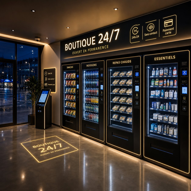 Distributeur automatique Boutique Autonome Vendoria