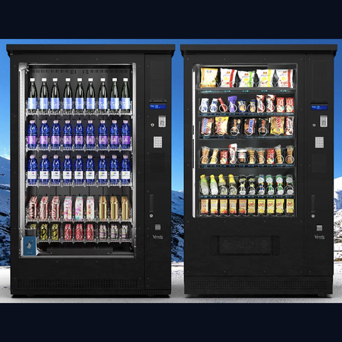 Distributeur automatique généraliste 24/7 Vendoria - snacks, boissons, épicerie, produits fermiers