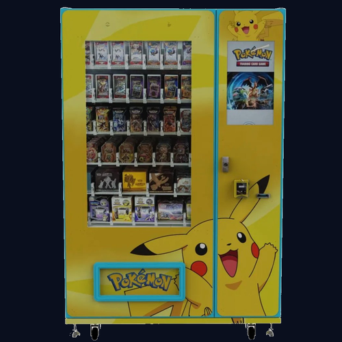 Distributeur automatique de Cartes Pokémon Vendoria - boosters et coffrets collection officiels